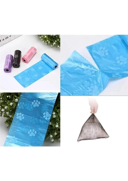 Köpek Kaka Poşeti, 8 Rulo Kaka Torbası, Dental Pamuk Oyun Halatı Hediye, Kokusuz, Dışkı indirimleri