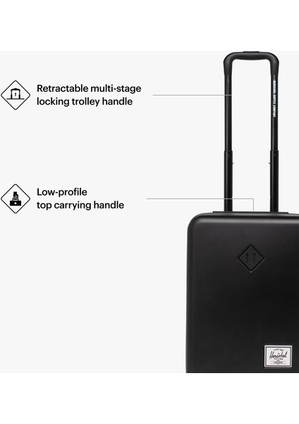 Heritage Hardshell Carry On Luggage Kabin Boy Valiz 11197-00032-OS indirimleri