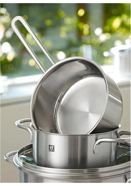 Zwilling Nova 18/10 Paslanmaz Çelik, 5 Parça Gri Tencere Seti fiyatları