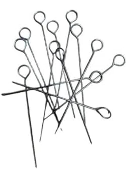 Airfryer Şiş Tel Seti, 4 Adet, Paslanmaz Çelik, Tüm Modellere Uyumlu, Tavuk Şiş Çubuğu