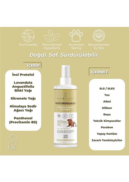 Natureguard Kolay Tarama, Tüy Bakımı, Organik Parfüm Etkili Vücut Spreyi, Pire, Kene fırsatları