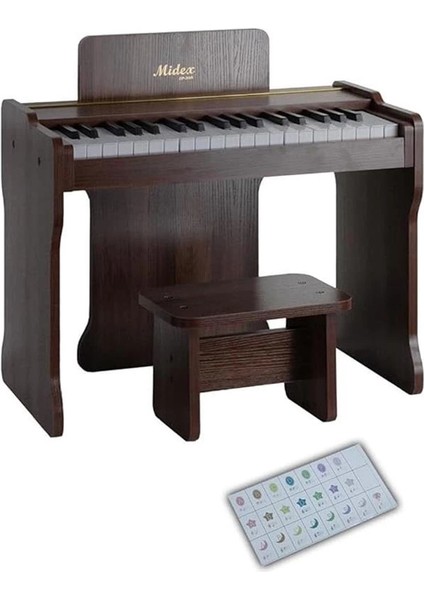 CP-360C Ahşap Çocuk Piyanosu Pilli 37 Tuşlu Gerçek Piyano Tuşları
