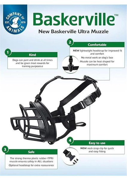 Baskerville Ultra Ağızlık, Boyut 4 indirimleri