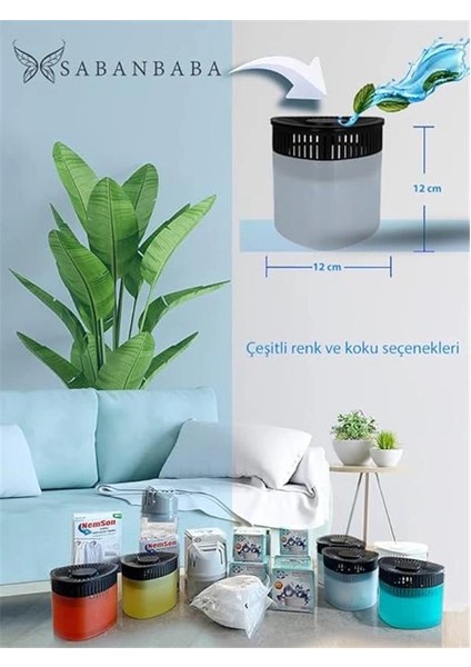 Rutubet Giderici Nem Alma Cihazı Üçgen Kokulu Kokusuz (Naturel) indirimleri