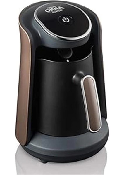 OK004-T Okka Minio Türk Kahvesi Makinesi, 4 Fincan Kapasiteli, Taşma Önleyici, Toprak