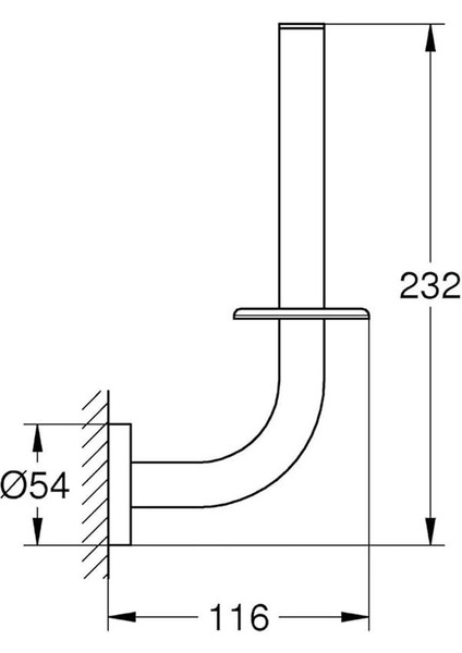 Start Quickfix Yedek Tuvalet Kağıdı Tutucu | Duş/banyo Aksesuarları | Krom | 41186000 fiyatları