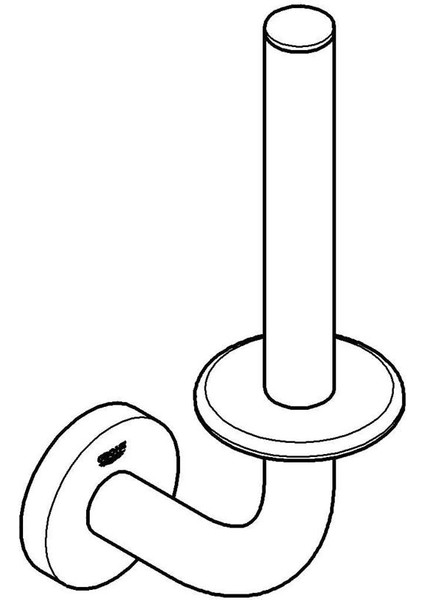 Start Quickfix Yedek Tuvalet Kağıdı Tutucu | Duş/banyo Aksesuarları | Krom | 41186000 modelleri