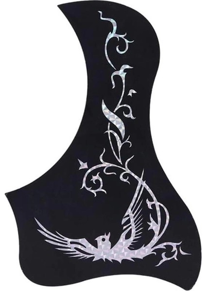 PG155 Pickguard Gitar Pena Koruyucu Bird Hard