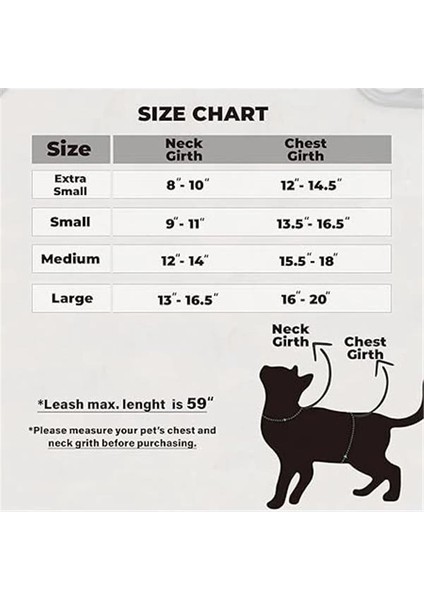 Kaçış Önleyici Kedi Gezdirme Tasması ve Küçük Irk Köpek Gezdirme Tasması (L, Pembe Kedi