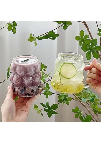 Isıya Dayanıklı Borosilikat Boncuk Şekilli Bardak | Kahve ve Sunum Bardağı | fırsatları