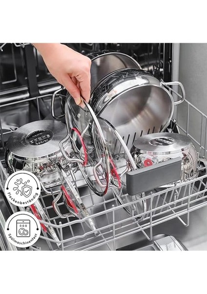 Emirgan Çelik Tencere Seti, 8 Parça modelleri