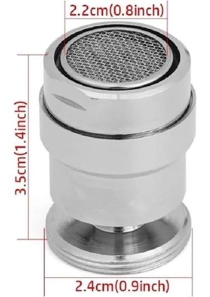 Oynar Başlıklı Dış Dişli Musluk Ucu Aparatı, Dış Dişli Perlatör Su Tasarruflu Musluk Ucu Aparatı modelleri