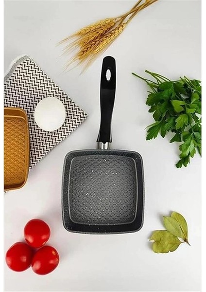 Mini Granit Sos Tavası, Uzak Doğu Omlet ve Sos Hazırlama Tavası, Yapışmaz ve Dayanıklı fiyatları