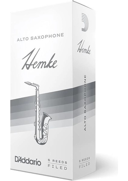 D'addario Frederick L. Hemke Yaprakları Saksafon Için Kalınlık 3,0+ (5 Adet)