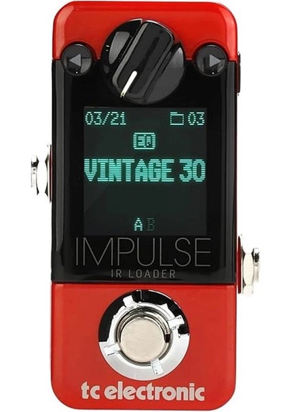 T.c Effect Pedal Impulse Ir Loader Kırmızı/siyah