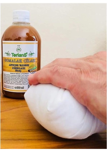 Doğal Ahşap Cilası Gomalak 500 ml + Sürme Topu Hediye modelleri