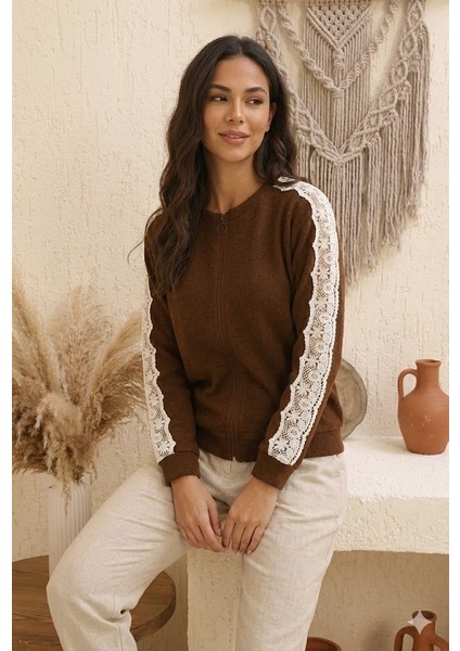 Triko Polar Kahve modelleri