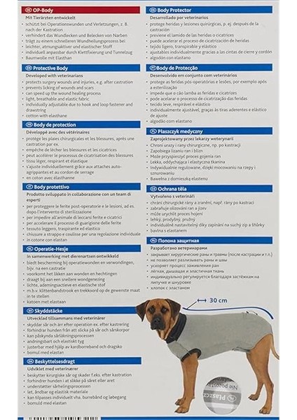 Köpekler Için Vücut Koruyucu Elbise, Xs-S, 30 Cm, Gri modelleri