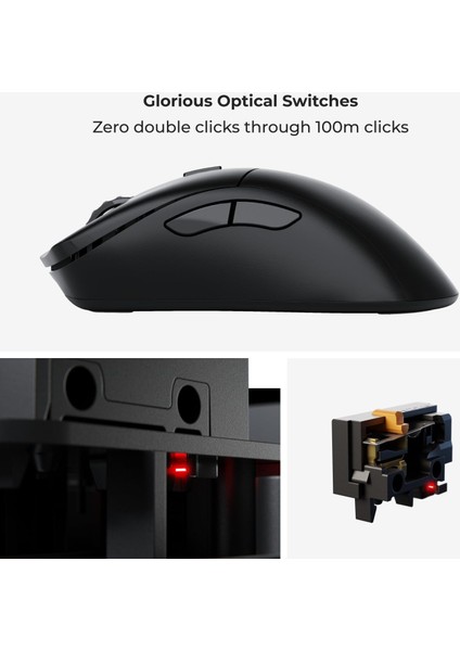 Pc Gaming Race Oyun Modeli D 2 Pro Kablosuz Oyun Faresi - 2.4ghz Kablosuz 1ms Gecikme, 100M modelleri