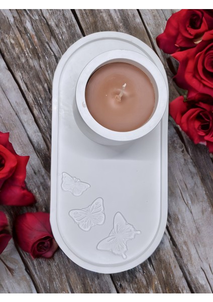 Dekoratif Sunumluk %100 Doğal Soya Mum Seti Özel Tasarım Kaplar ve Kabartmalı Sunumluk | Ev Dekorasyonu, Hediyelik ve Aromaterapi Için Zarif Seçenek fiyatları