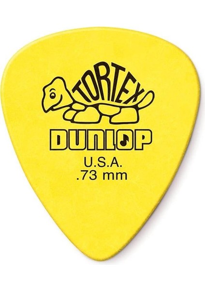 Jım Dunlop Standart, 0,73 Mm, Sarı Gitar Pick, 72'li Paket
