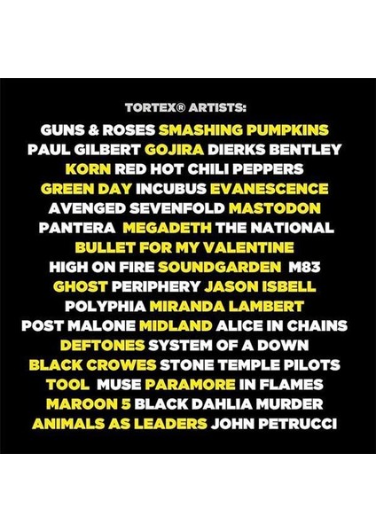 Jım Dunlop Standart, 0,73 Mm, Sarı Gitar Pick, 72'li Paket fırsatları