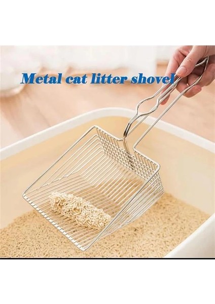 Paslanmaz Metal Kedi Köpek Kum Temizleme Metal Küreği – Dayanıklı ve Ergonomik Tuvalet Kumu fiyatları