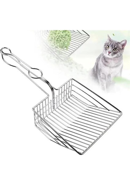 Paslanmaz Metal Kedi Köpek Kum Temizleme Metal Küreği – Dayanıklı ve Ergonomik Tuvalet Kumu fırsatları