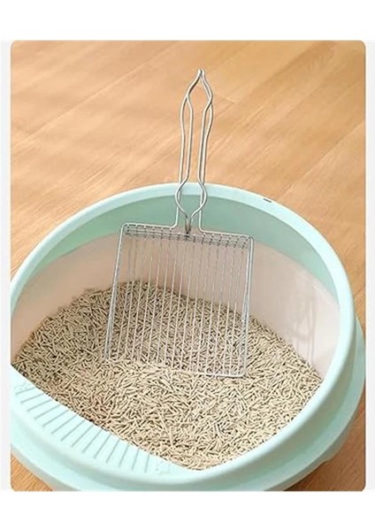 Paslanmaz Metal Kedi Köpek Kum Temizleme Metal Küreği – Dayanıklı ve Ergonomik Tuvalet Kumu indirimleri