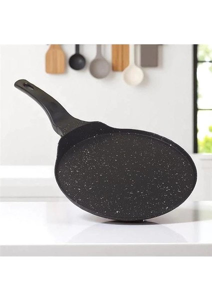 Granit Kaplama Krep Tavası 26 cm | Yapışmaz Yüzeyli Ideal Krep, Pankek ve Omlet Tavası modelleri