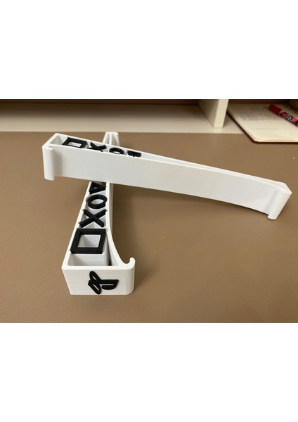 Playstation 5 Pro & Slim Yatay Stand Aparatı - Dijital Sürüm Uyumlu Konsol Stand (Beyaz)- Ps5 indirimleri