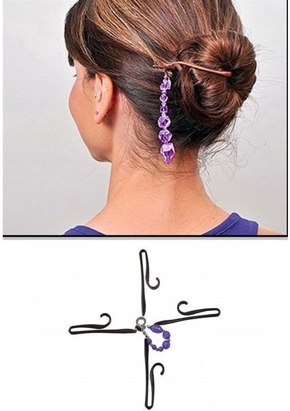 Buffer® Kolay Saç Toplama Örgü Yapma Tokası Saç Şekillendirme Seti fırsatları