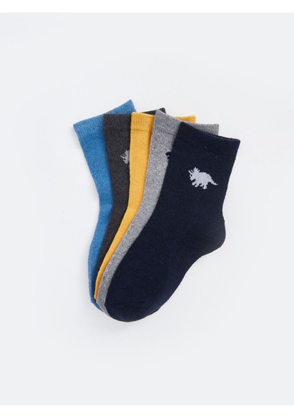 Yeni Sezon Desenli Erkek Çocuk Soket Çorap 5'li fiyatları