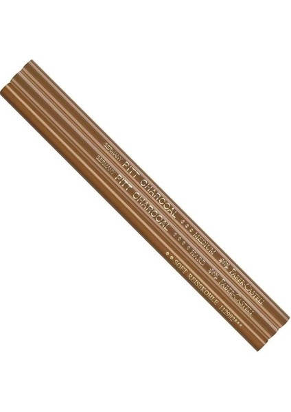 Faber-Castell Monochrome Pitt Charcoal Işlenmiş Kömür modelleri