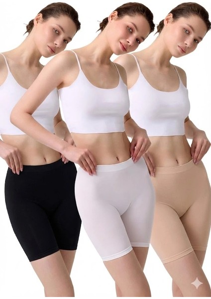 Dikişsiz Soft Kadın Uzun Boy Seamless Boxer fiyatları