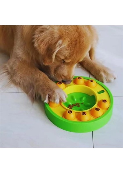 Köpek ve Kedi Için Zeka Geliştirici Yavaş Besleme Oyuncağı – Eğlenceli ve Sağlıklı Beslenme