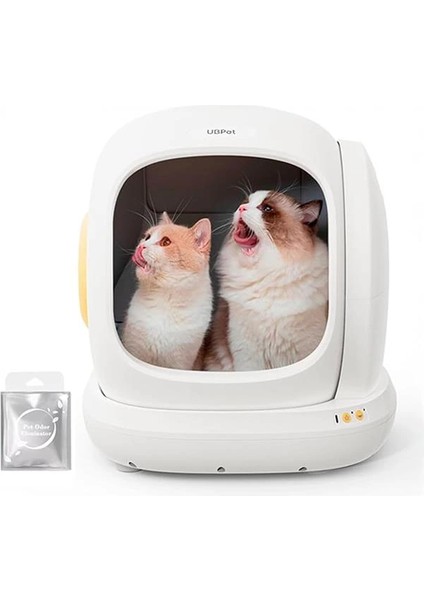 C20 Akıllı Kedi Tuvaleti, Mobil Uygulama Kontrollü, Otomatik Temizleme, Çift Deodorant