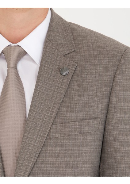 Erkek Vizon Takım Elbise 50277158-VR052