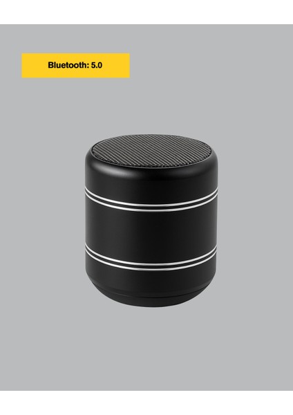 Kompakt Silindir Metal Bluetooth Hoparlör 400 Mah Uzun Pil Tws Destekli