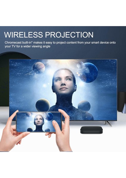 Mi Tv Box S 2. Nesil, Mi Box S Ultra Hd 4K Streaming Media Player, Chromecast'li S 2. Nesil T fırsatları