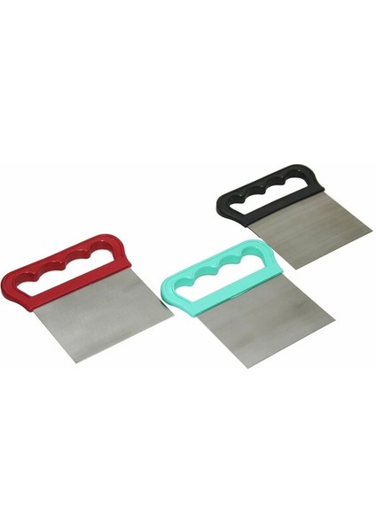 2li Set Hamur Şekillendirici Eğik Pasta Spatulası ve Metal Hamur Kesici Kazıyıcı Spatula indirimleri