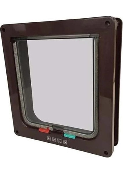 Kedi Köpek Kapısı 4 Yollu 25X23,5X5 cm Kahverengi fiyatları