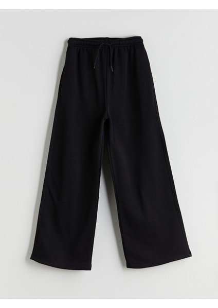 Yeni Sezon Beli Lastikli Kalın Kız Çocuk Eşofman Alt