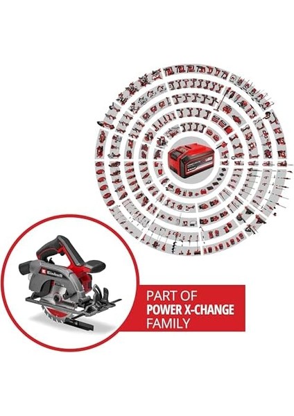 Akülü Daire Testere Te-Cs 18/165-2 Li - Solo Power X- (18 V, Ø 165 mm Testere Bıçağı, Kömürsüz, 57 mm Kesme Derinliği, Aletsiz Ayar, Led) fiyatları