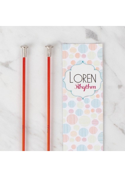 Loren Rythm 2,5mm Kırmızı Renkli Metal Örgü Şişi fiyatları