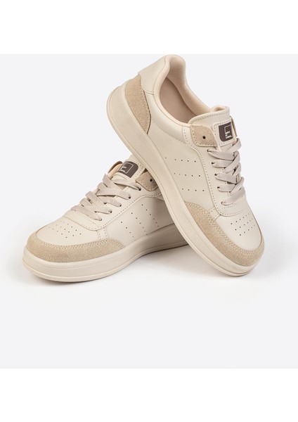 1011 Bej Cilt Kaymaz Taban Günlük Spor Ayakkabı modelleri