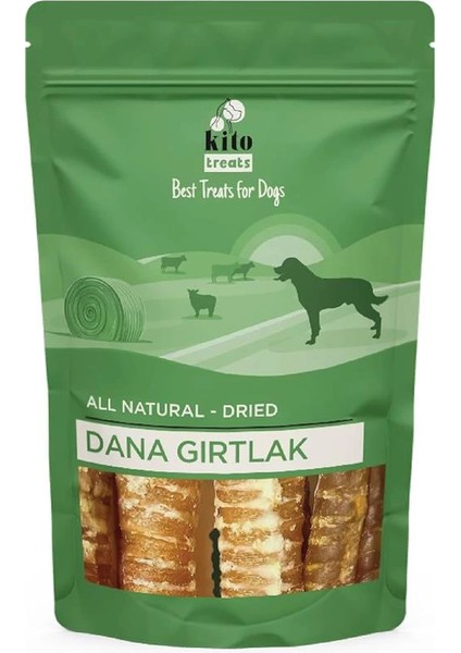 Dana Gırtlak Çiğnemelik Köpek Ödül MAMASI%100 Doğal, Glutensiz, Organik 100 gr (Dog Treat)
