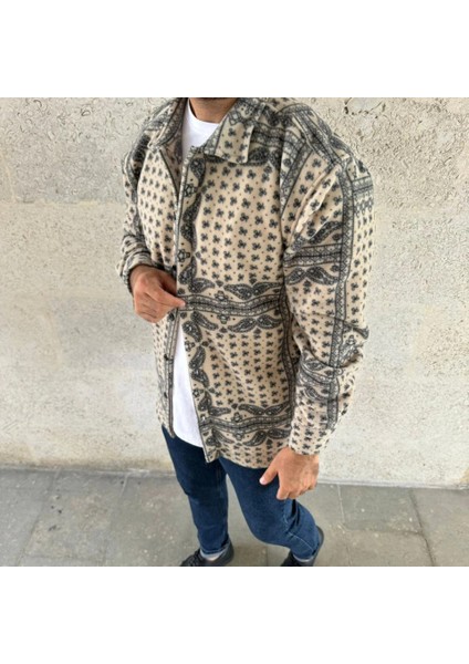 Erkek Polar Fermuarlı Sweatshirt – Kapüşonsuz, Cepli, Yumuşak Dokulu, Oversize Rahat Kalıp, K modelleri