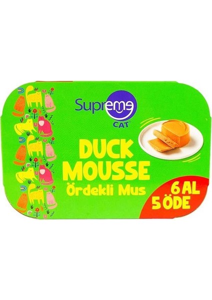 Cat Ördekli Püre 85GR 6 Al 5 Öde Islak Mama