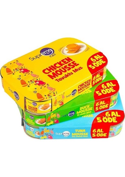 Cat Ördekli Püre 85GR 6 Al 5 Öde Islak Mama indirimleri